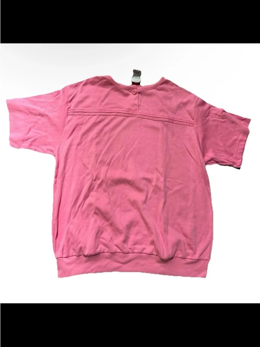 Women’s Only Necessities Pink Short Sleeve Shirt Size 1X - Picture 2 of 4